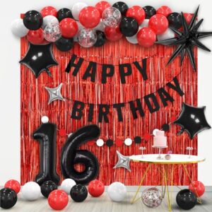Red and Black Birthday Decoration Set | Magical Theme for Kids – Best-Selling 2025 in Pakistan