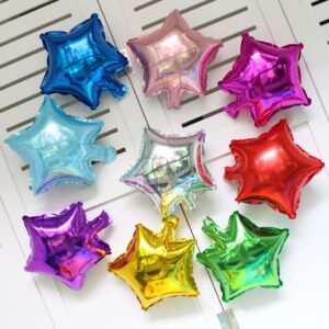 Star Foil Balloons 10″ Inch – Single Color